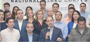  ??  ?? Cita. El dirigente del PAN pidió a los ciudadanos de Monterrey que participen el 23 de diciembre.