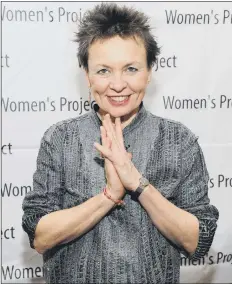  ?? Picture: Getty ?? HIT Laurie Anderson in 2010, 29 years after O Superman