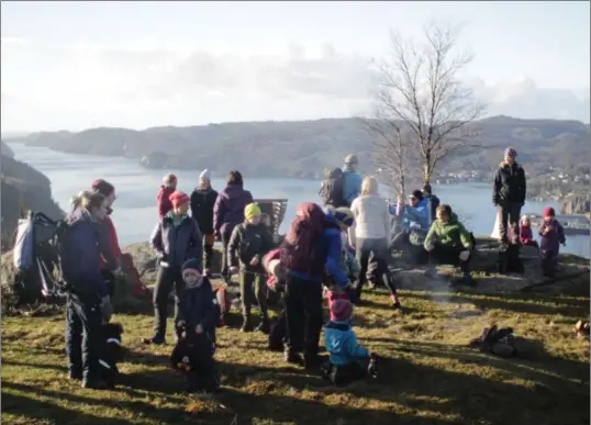  ?? ALLE FOTO: PRIVAT ?? – Dette er ny rekord og har nok mye med det strålende vaeret å gjøre, forteller Elin Risholt Korsveien fra Barnas Turlag i Lyngdal.