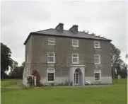  ??  ?? Main picture: A 15bed period home in Boyle; (above left), Mountain View is a historic house in Carlingfor­d; Laragh House in Roscommon is 300 years old and (left) this six-bed mansion in Ratoath comes with seven acres of land