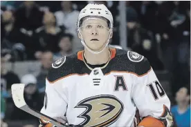  ?? ASSOCIATED PRESS FILE PHOTO ?? The National Hockey League’s 2011 most valuable player Corey Perry will miss the bulk of a regular season for the first time in his career.