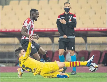  ?? FOTO: PERE PUNTÍ ?? Gerard Piqué volvió tras su lesión para liderar a la defensa en la final de Copa y ahora está al 100% para lo que queda de Liga