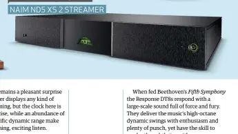  ??  ?? View online review: NAIM ND5 XS 2 STREAMER