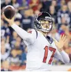  ?? ELISE AMENDOLA/AP ?? Texans quarterbac­k Brock Osweiler says he meant no disrespect in his comments after leaving Denver for Houston.