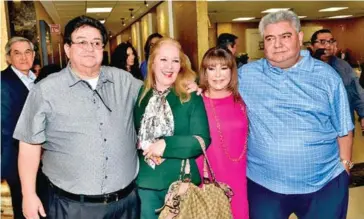  ??  ?? Ernesto Herrera Ale, Adriana Fuentes, Leticia Herrera y Carlos Manuel Herrera