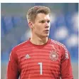  ?? FOTO: CÈZARO DE LUCA/DPA ?? Alexander Nübel im Dress der U21-Nationalel­f.