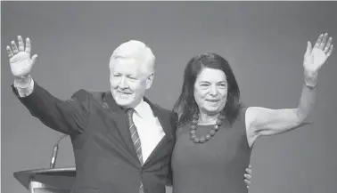  ??  ?? Bob Rae, appearing with his wife Arlene Perly-Rae in April, has announced his retirement from federal politics.