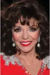  ??  ?? Frosty: Joan Collins