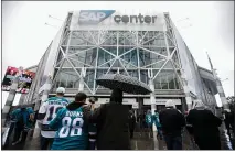  ?? RANDY VAZQUEZ — BAY AREA NEWS GROUP, FILE ?? The first games the Sharks are scheduled to play in San Jose are Feb. 1 and 3 against the Vegas Golden Knights.