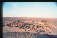  ?? LAGASH ARCHAEOLOG­ICAL PROJECT ?? A view of the east end of the complex unearthed by archaeolog­ists in Iraq that could contain the world’s oldest-known tavern.