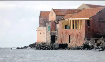  ??  ?? LAST RESORT: A view from the sea of the Slave House on Gorée Island, Senegal. An unknown number of slaves were shipped to French colonies between the mid-16th and 19th centuries.