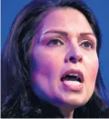  ??  ?? Priti Patel denies bullying