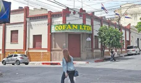  ?? ?? La sede de Cofan Ltda. en pleno microcentr­o de Asunción. La institució­n hizo una sigilosa denuncia por el robo de armas.