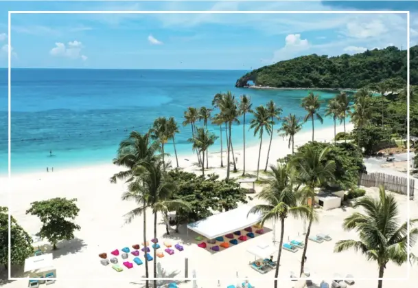  ?? ?? Belmont Hotel Boracay boasts a breathtaki­ng view as it is situated within Boracay Newcoast