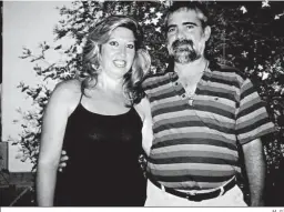  ?? M. G. ?? Lucía Garrido, con quien fue su pareja, antes de ser asesinada en 2008.