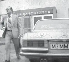  ?? Foto: Fred Schöllhorn ?? MM – Max Merkel, Urvater aller österreich­ischen Bundesliga­trainer. 1976 war er für kurze Zeit auch Trainer des FC Augsburg.