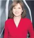  ??  ?? Taking over: Fiona Bruce