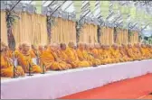  ?? AFP / REPRESENTA­TIONAL PHOTO ?? Thailand has 300,000 monks, who are held in high regard as keepers of the national religion.