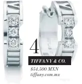  ??  ?? 4 TIFFANY & CO. $ 54,500 MXN tiffany.com.mx