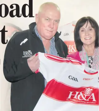  ??  ?? Co Derry businessma­n Hugh Mcwillams
with his wife Anne who was
also injured