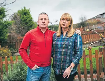  ?? ?? REPORT: Linda and Stuart Allan, parents of Katie Allan who took her own life in prison.