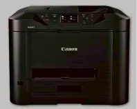  ??  ?? Canon’s Maxify MB5350 won’t ruin your office decor