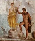  ??  ?? El fresco pompeyano de Perseo, la Medusa y Andrómeda.