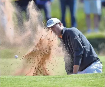  ?? STEVE FLYNN, USA TODAY SPORTS ?? American Justin Thomas starts Friday’s second round four shots off the lead after shooting 67.