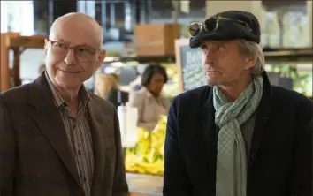  ?? Mike Yarish/Netflix ?? Alan Arkin, left, and Michael Douglas star in the serio-comedy “The Kominsky Method.”