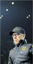  ?? Foto: Reuters/Kügeler ?? Peter Stöger hat das Glück nach Dortmund gebracht.