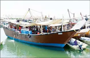  ??  ?? Wooden sailing ships.