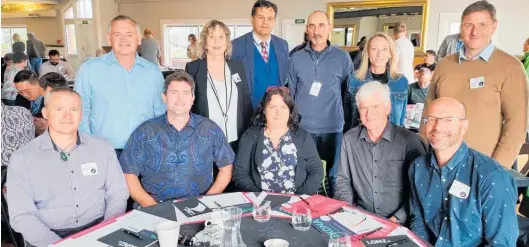  ?? ?? Elected members (front from left) Simon Black, Cam Butler, Shelly Warwick, Rob Kofoed, Lawrence Kirby; (back from left) Michael Moore, Liz Koh, Martin Halliday, Karl Webber, Tarn Sheerin, and Glen Olsen.