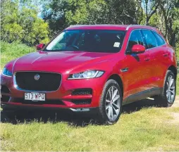  ??  ?? The Jaguar F-Pace SUV is already making inroads on the Coast.