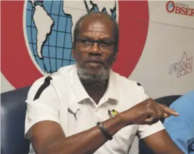  ?? (Photo: Joseph Wellington) ?? Race director at Running Events Jamaica, Alfred “Frano” Francis is urging companies to use the Sagicor Sigma Corporate Run to get their employees moving