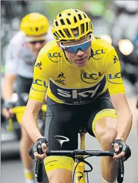  ?? FOTO: GETTY ?? Froome quiere verse de amarillo en París por quinta vez