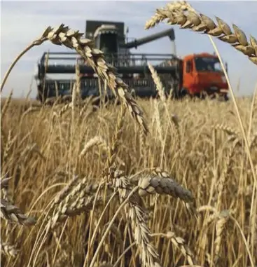  ?? ?? Russia says its grain can’t enter Europe due to sanctions.