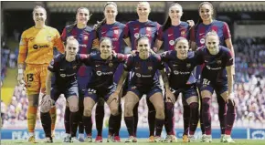  ?? FOTO: LAPRESSE ?? El mayor reto.
El Barça se enfrenta al obstáculo más alto de la temporada