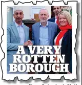  ??  ?? A VERY ROTTEN BOROUGH From Saturday’s Mail