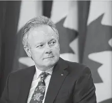  ?? DAVID KAWAI BLOOMBERG ?? Bank of Canada Gov. Stephen Poloz is one of the few major central bankers still reluctant to toy with the idea of cutting interest rates.