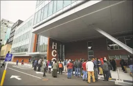  ?? Brian A. Pounds / Hearst Connecticu­t Media ?? The ribbon-cutting ceremony for Housatonic Community College’s Lafayette Hall expansion in Bridgeport last year.