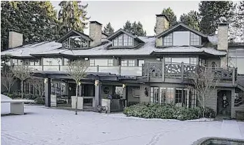  ??  ?? The house at 4833 Belmont Ave. in Vancouver that is under contract to be sold for $31.1 million.