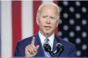  ?? Picture: LEAH MILLIS/REUTERS ?? BIG DECISIONS: Democratic US presidenti­al candidate Joe Biden's campaign is under pressure to pick a black woman as his running mate.