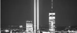  ?? PHOTO: REUTERS ?? The “Tribute in Light” public art installati­on in remembranc­e of the attacks