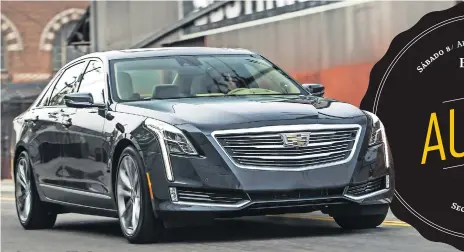  ??  ?? CADILLAC CT6 PLATINUM 2017