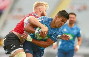  ?? GETTY IMAGES ?? Blues star Rieko Ioane in action against the Lions last Saturday.