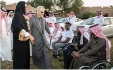  ?? Photo/Supplied ?? The beneficiar­ies of the Harakia project with Alwaleed Philanthro­pies’ Chairman Prince Alwaleed bin Talal Al-Saud.