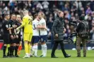  ?? Photograph: Robin Jones/Getty Images ?? Graham Potter after his side’s defeat at Spurs.