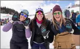  ?? PROVIDED BY NIKKI HAUSER ?? The Boot Tan Fest invites women, nonbinary and female-identifyin­g individual­s to Sunlight Mountain on March 29-30 for a weekend of skiing and snowboardi­ng, capped off with a naked lap.