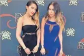  ??  ?? ■ Taranjot Matharoo and her sister Kiranjot’s social media posts provide a peek into their lavish lifestyle rivalling Paris Hilton.