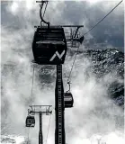  ?? TOM LEE/STUFF ?? Ruapehu Alpine Lifts should know soon whether it will need to strengthen any gondola towers to withstand the force of a lahar produced in a volcanic eruption.